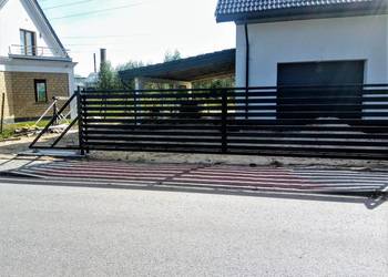 Bramy przesuwane , podwójne 11m ,Bramy - Balustrady- Pergole