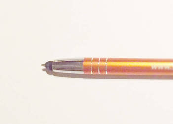 touch pen długopis, pomarańczowy długopis z gumką do tabletu