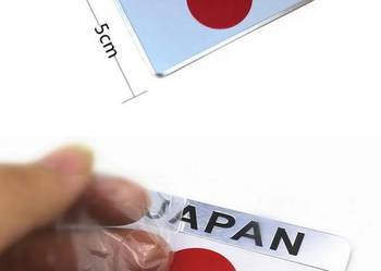 Naklejka 3D Aluminium "UMBRELLA" Resident Evil, "JAPAN"