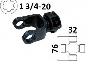 Widłak ciągnikowy 1 3/4-Z20, na krzyżak 32x76mm APLW24003/4Z20M