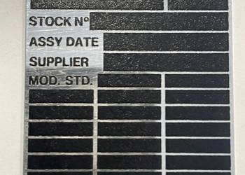 Lucas Aerospace Ltd-Electrical BOX,tabliczka znamionowa identification pla