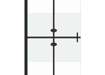 vidaXL Składana ścianka prysznicowa, pół mrożone szkło ESG(SKU:151189)