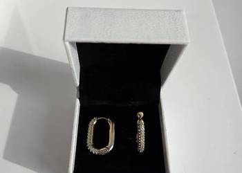 Pozłacane kolczyki z cyrkoniami