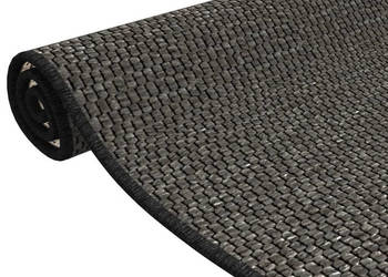 Chodnik stylizowany na sizal antracytowy 80x150 cm WM-355779