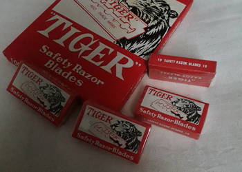 Żyletki Tiger Platinum 10 szt. w paczce. Wysokiej jakości żyletki