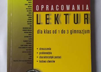 OPRACOWANIA LEKTUR dla klas od 1 do 3 gimnazjum