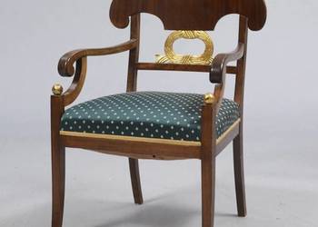 przepiekny fotel Karl-johan 1900r.