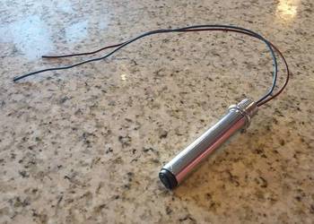 Oprawka G4 z przewodami w metalowej rurce 40mm