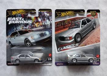 Hot Wheels Mercedes-Benz 500 SEL Mercedes-Benz 190 E Evolution ll, BDB