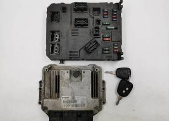 Sterownik Silnika Peugeot 206 1.4 HDI 9647158080 0281010707 ZESTAW