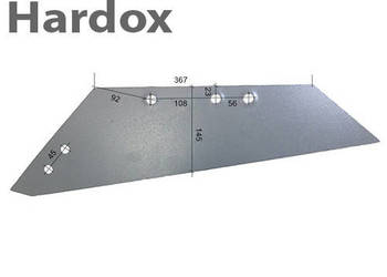 Lemiesz 300ha! HARDOX SSP333OS/L części do pługa RABEWERK