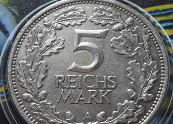 5 Marek Weimar 1925 r. men. A - Rycerz -rzadkość