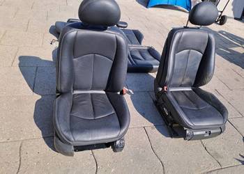 Mercedes E-Klasa W211 Kombi komplet foteli skóra z hydromasażem boczki EU