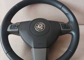 Skórzana kierownica wielofunkcyjna opel Vectra C Lift