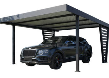 Carport V PREMIUM 5x5m Wypełnienie panelami Wiata samochodowa CP155