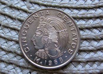 Meksyk 50 Centavo 1968r