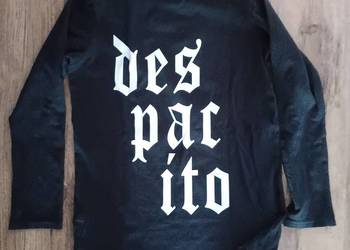 Czarna bluza z długim rękawem Despacito 140
