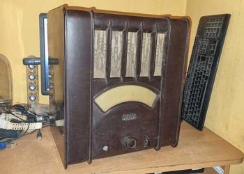 Stare zabytkowe przedwojenne radia SABA DE 20W Tefag VE 301 TeKaDe Art