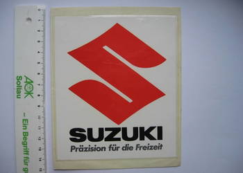 SUZUKI stara naklejka nalepka PRL