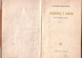 (6682) ARCHANIOŁY I SZAKALE (REPORTAŻ SPRZED POTOPU) – KAZIM