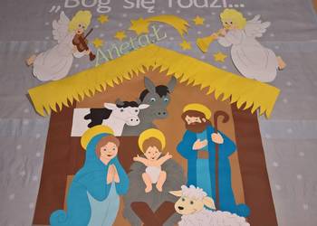 Dekoracje na jasełka z brystolu