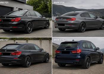 20 cali BMW f01 f06 f07 f25 felgi koła komplet wklęsłe dwie szerokości 5x12