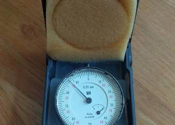 Czujnik zegarowy CCCP USSR dokładność 0,01mm radziecki rosyjski wskaźnik