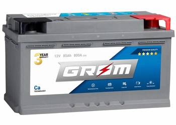 ⚡️Akumulator GROM Premium 85Ah 800A EN DTR niski/wysoki⚡️