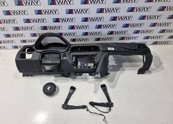  BMW F30 F31 DESKA KONSOLA PODUSZKA NAPINACZE KOMPLET EUROPA