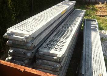 Rusztowanie 52,43 m2 używane, wymiary 5,14x10,2m podest stalowy 3,07
