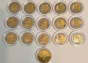 5zł - 15 monet z serii Odkryj Polskę 2017 -2025r.+ 2zł 2008r. Gratis