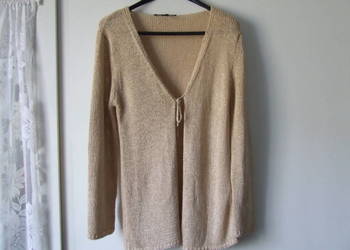 Sweterek wełniany w kolorze ecri Claudia Schiffer Collection R 42