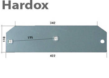 Płoza HARDOX 164700/S 164798/S części do pługa DOWDESWELL