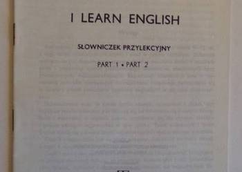 I LEARN ENGLISH SŁOWNICZEK PRZYLEKCYJNY
