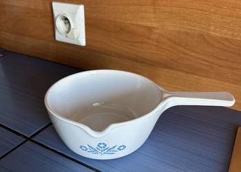 Vintage! Corning Ware BLUE CORNFLOWER mały rondelek.