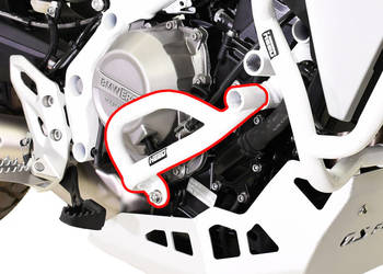 Gmole do BMW F 450 GS - dolne, białe
