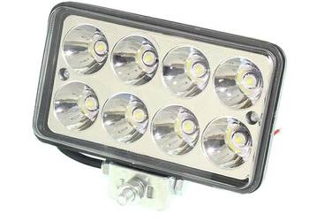 LAMPA ROBOCZA LEDOWA SZEROKA  8 LED, 9-30V, 151X90X50MM, 1600 LM, OBUD