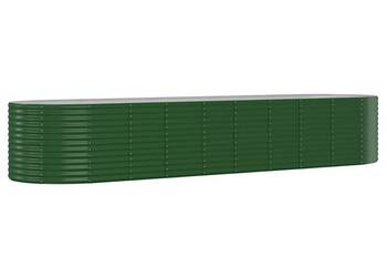 vidaXL Podwyższona donica, stal ocynkowana, 396x100x68 cm(SKU:319073)