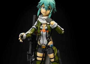 Figurka akcji Sinon | Żywica | 22 cm | Sword Art Online Anime