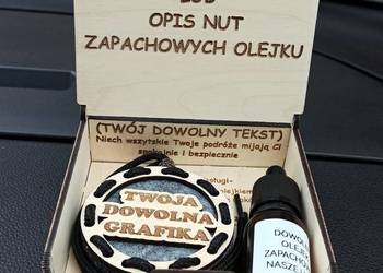 Drewniana Zawieszka Zapachowa do Auta - Prezent Dla Kierowcy | Wielorazowe