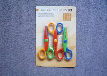Nożyczki z wzorem, 3 motywy Crafting Scissors SET