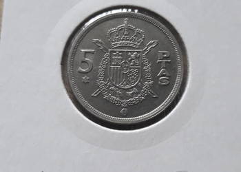 5 Peset Hiszpania 1975 r
