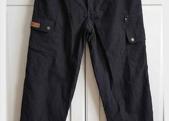 Spodnie trekkingowe czarne bojówki L Pinewood TC-1200 C46 cargo militarne