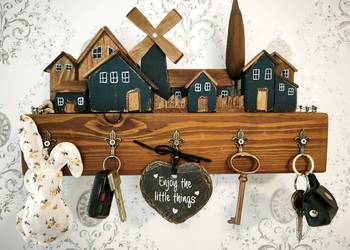 Wieszak na klucze dekoracja ścienna