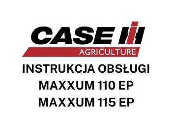 DTR Instrukcja operatora, katalog obsługi, UDT - serwis - Case Maxxum 110EP