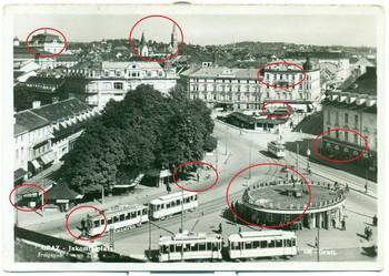Graz Jakominiplatz Postkarte Niemcy