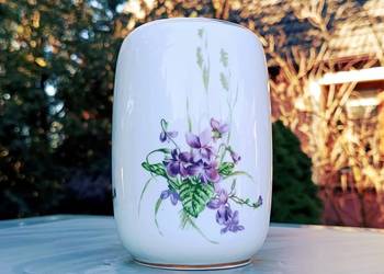 Wazon porcelanowy wycisk w masie