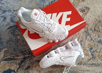 Buty Nike Shox TL White Metallic Silver r.39