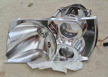 Odbłyśnik potrójnego reflektora Audi 100 C4 + soczewka przeciwmgłowa