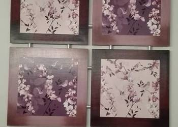 Cztery obrazy łączone, stelaż drewno